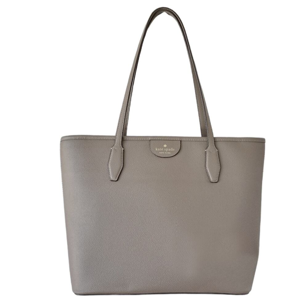 KATE SPADE Lori Large Tote Bag in Grey Taupe Greige